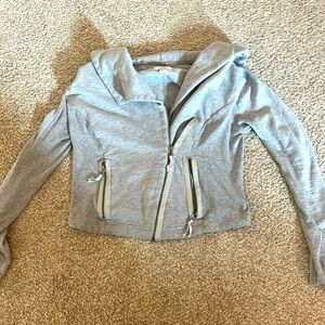grey loft zip up jacket